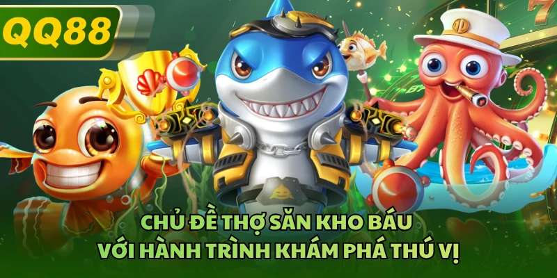 Chủ đề thợ săn kho báu với hành trình khám phá thú vị